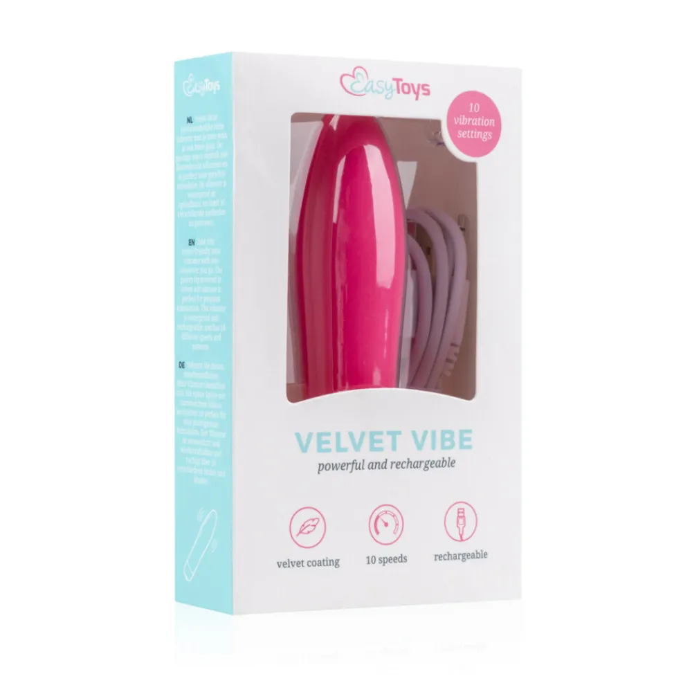 Clearance Velvet Vibe Luxe Mini Vibrator Roze Voor Haar