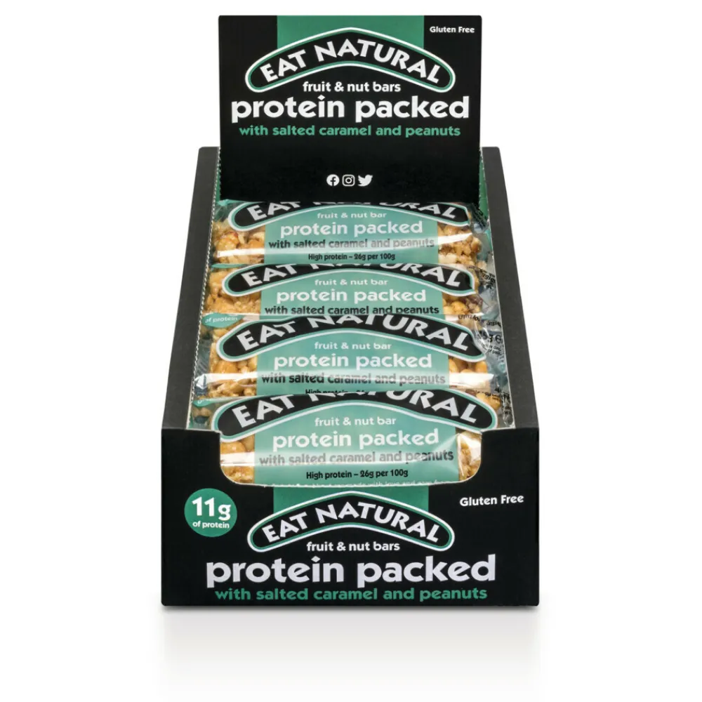 Snacks|Glutenvrij<Eat natural Fruit & Noten Bar Salted Caramel & Peanuts 12 x 45 gr