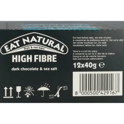 Clearance Noten Bar Pure Chocolade & Zeezout 12 x 45 gr Snacks|Glutenvrij