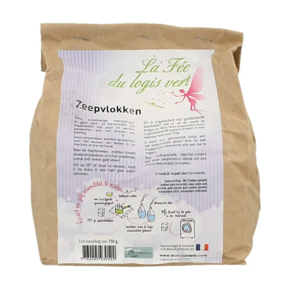 Zeepvlokken Zak 750 gr Wasmiddel