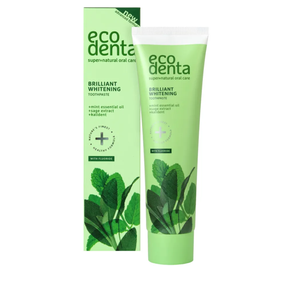 Spoelen & Poetsen<Ecodenta Tandpasta Whitening Muntolie & Salie-extract 100 ml