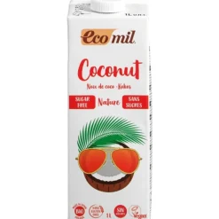 Melkvervangers<Ecomil Kokosmelk Nature Bio 1 liter