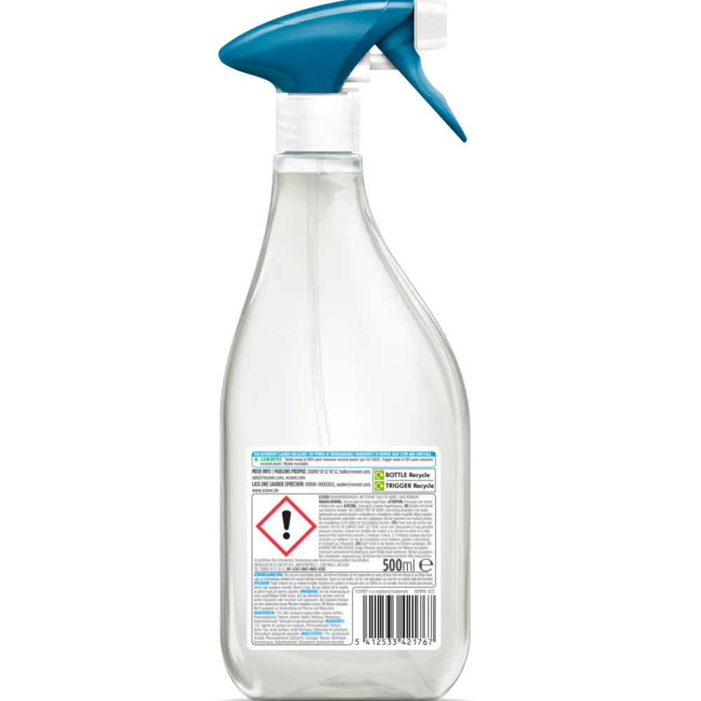 Badkamerartikelen<Ecover Badkamerreiniger Munt en Komkommer 500 ml