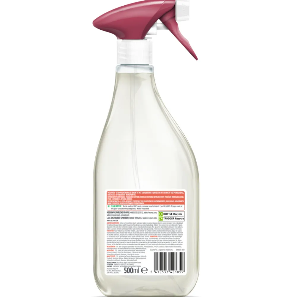 Keukenartikelen|Allesreiniger<Ecover Oven en Kookplaatreiniger Power Cleaner 500 ml