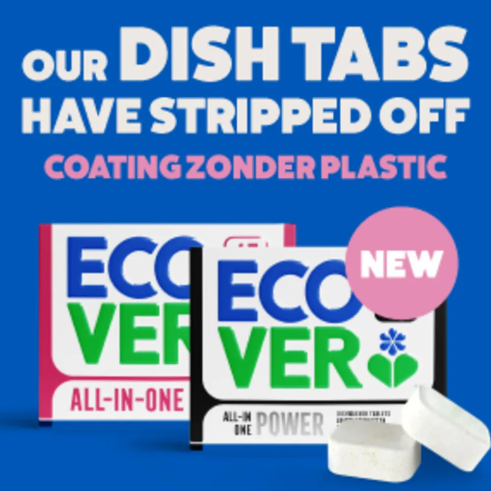 Machineafwas<Ecover Vaatwastabletten All-in-One Power 24 stuks