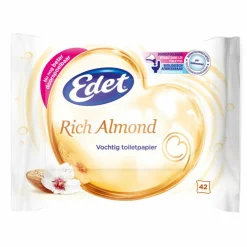 Toiletpapier<Edet Amandel Vochtig Toiletpapier 42 stuks
