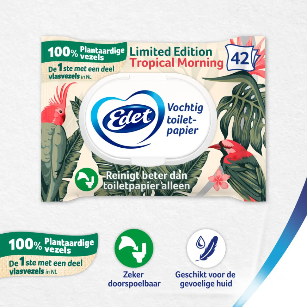 Limited Edition Vochtige Toiletpapier 42 stuks^Edet Hot