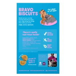 Adult Biscuit Zalm & Kip 400 gr^Edgard & Cooper Hot