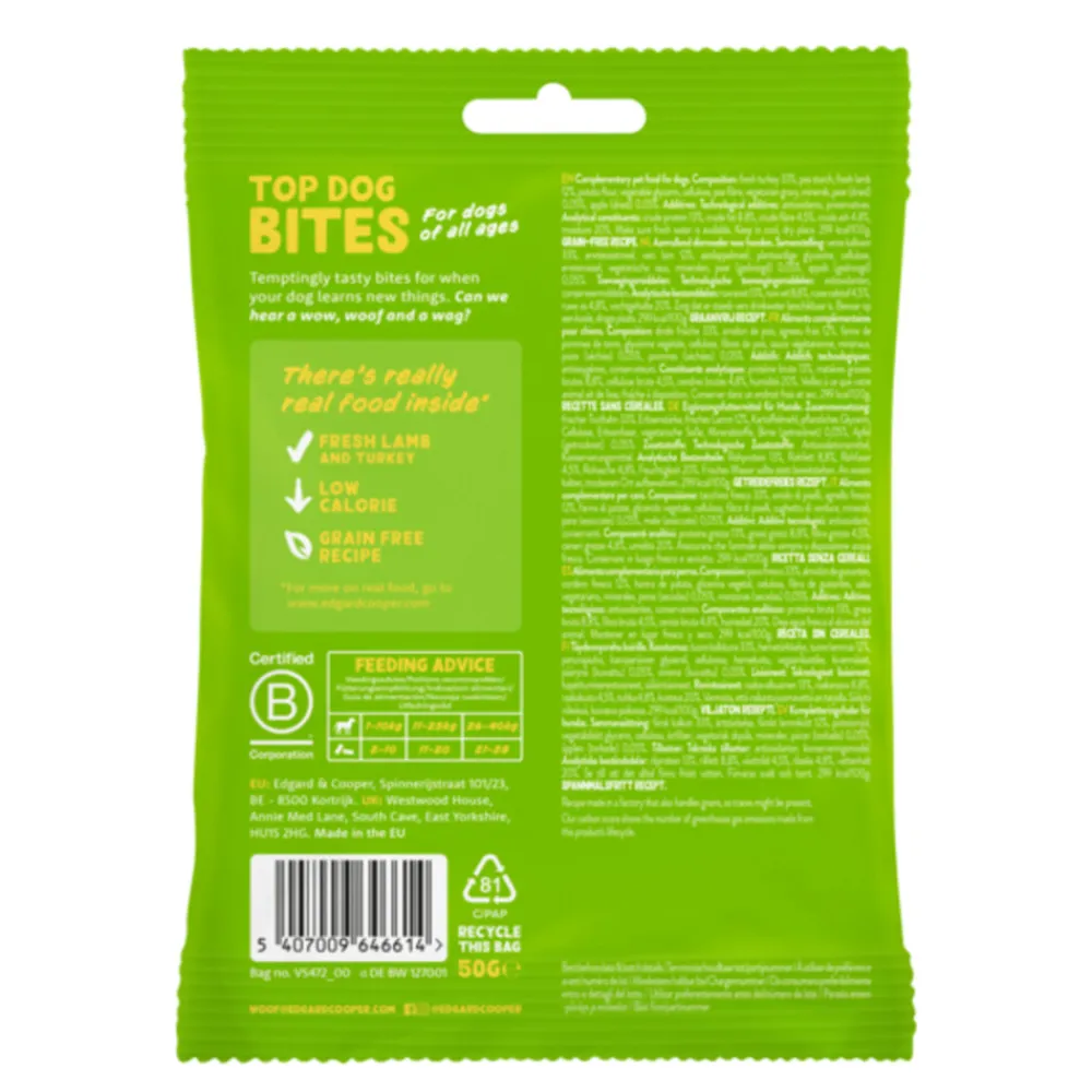 Adult Bite L Lam & Kalkoen 50 gr^Edgard & Cooper Hot