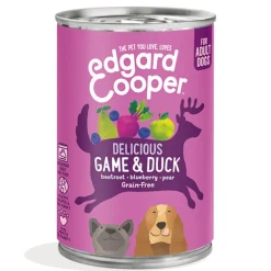 Blik Vers Vlees Hondenvoer Wild - Eend 400 gr^Edgard & Cooper Clearance