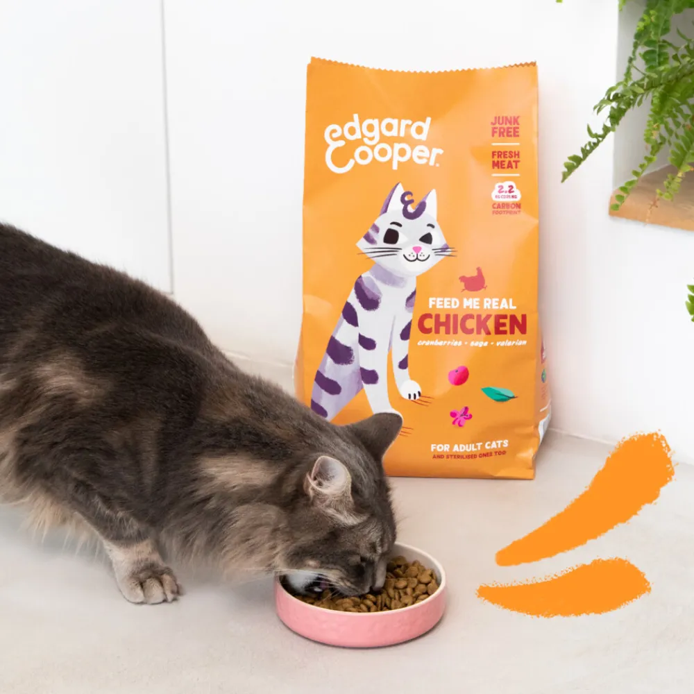 Kattenvoer<Edgard & Cooper Kattenvoer Kip 325 gr