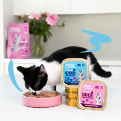 Kattenvoer Kitten Pate Kabeljauw - Kip 85 gr^Edgard & Cooper Clearance