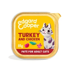 Kattenvoer<Edgard & Cooper Kattenvoer Adult Pate Kalkoen - Kip 85 gr