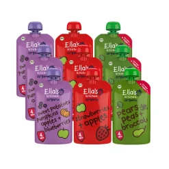 Baby & Peutervoeding<Ellas Kitchen Ella's kitchen 4+ m 9 Stuks Knijpzakjes Pakket