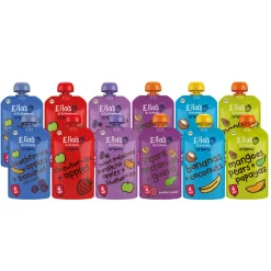 Baby & Peutervoeding<Ellas Kitchen Ella's kitchen 4+ m 12 Stuks Knijpzakjes Pakket