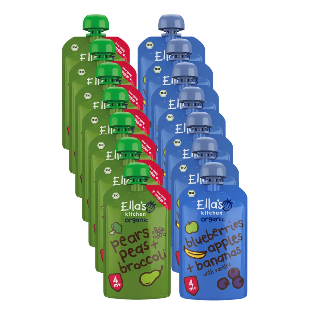 Baby & Peutervoeding<Ellas Kitchen Ella's kitchen 14 stuks Knijpzakjes 4+m Pakket