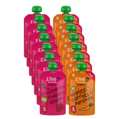 Discount Ella's kitchen 14 stuks Knijpzakjes Pakket Baby & Peutervoeding