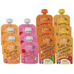 Ella's kitchen 12 Stuks Ontbijtjes en Yoghurtjes Pakket Baby & Peutervoeding
