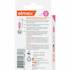 Flossen & Ragen<Elmex Interdentale Ragers 0,6 mm Roze ISO Maat 0 8 stuks