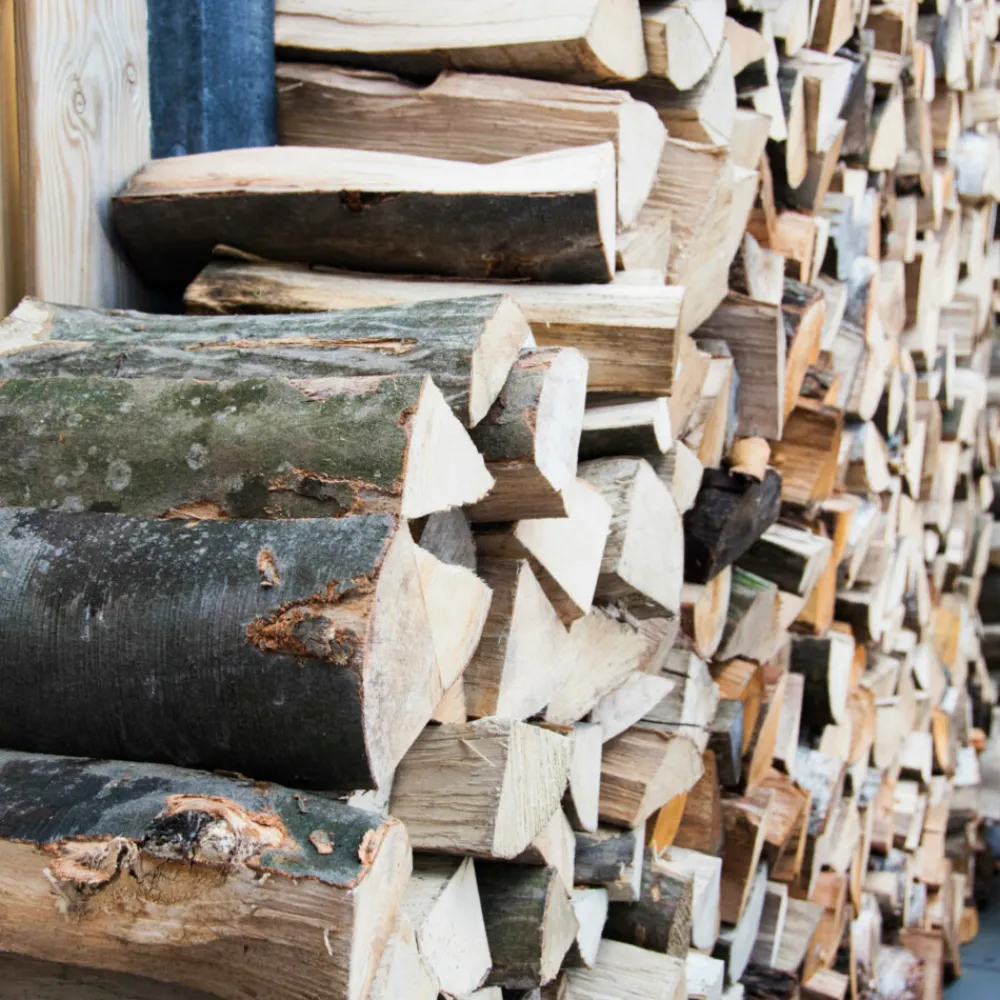 Clearance Ovengedroogd Gemengd Haardhout Bruin Barbecue