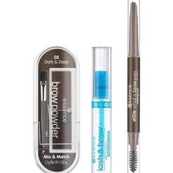 Geschenksets|Wenkbrauwpotlood<essence Easy & WOW Brow Set Medium 3 stuks