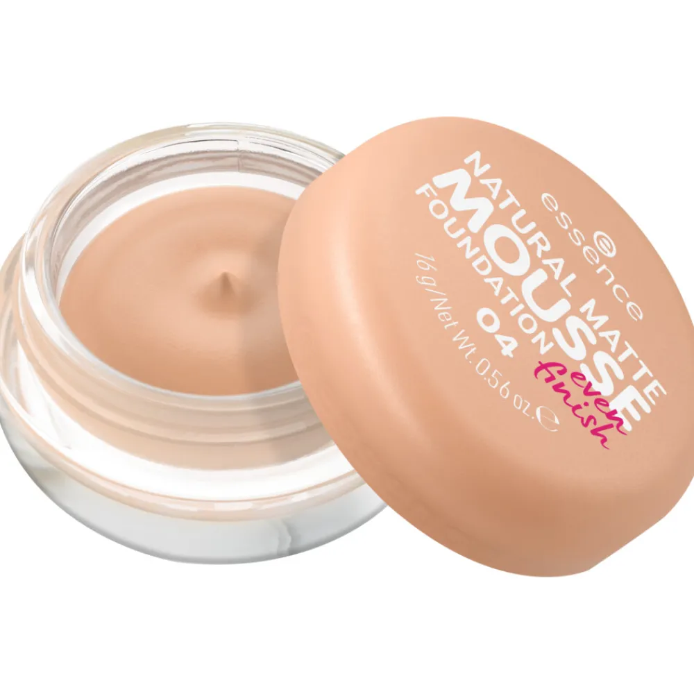 Foundation<essence Natural Matte Mousse Foundation 04 16 gr
