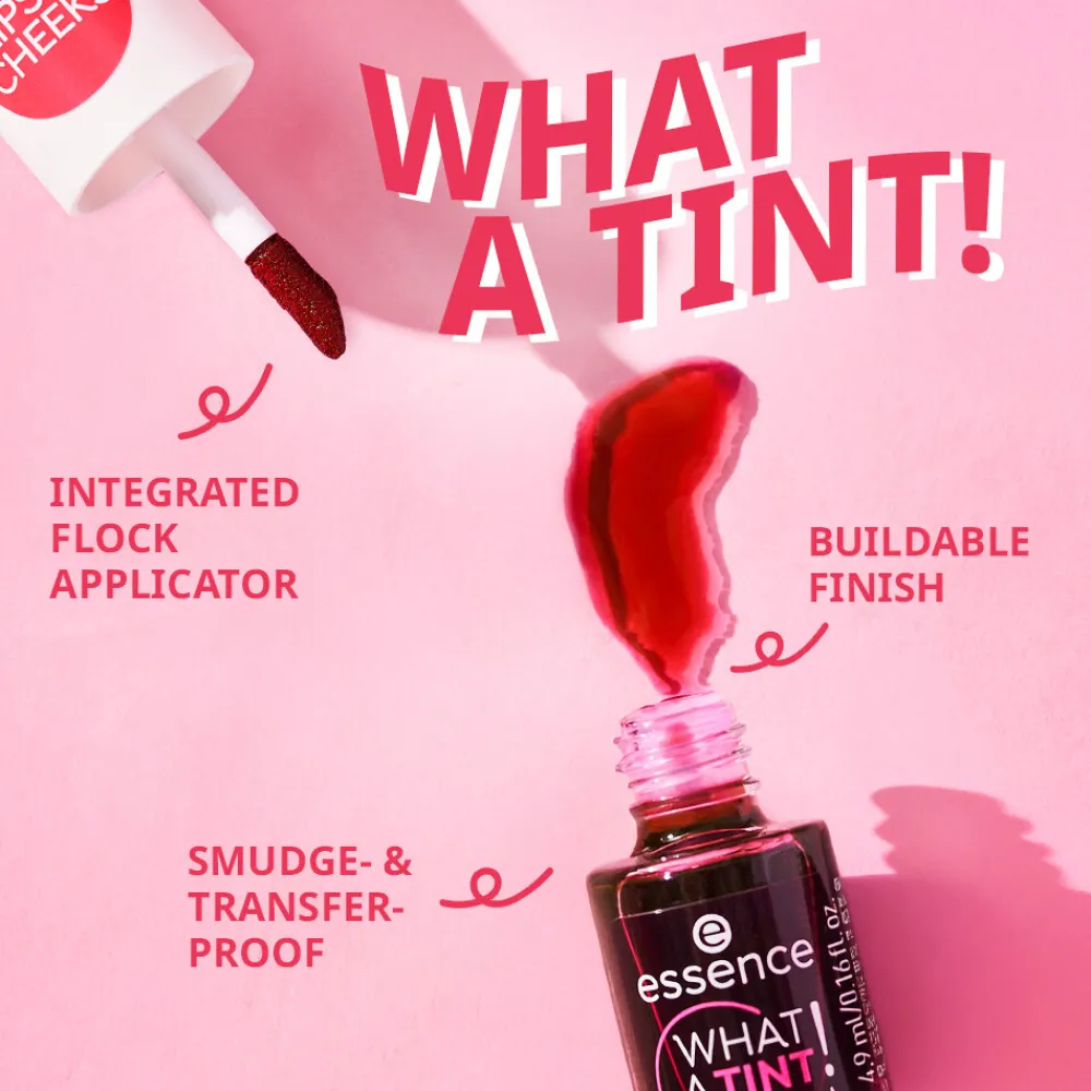 What a Tint! Lip & Cheek Tint 01 Kiss From A Rose 4,9 ml Lipstick