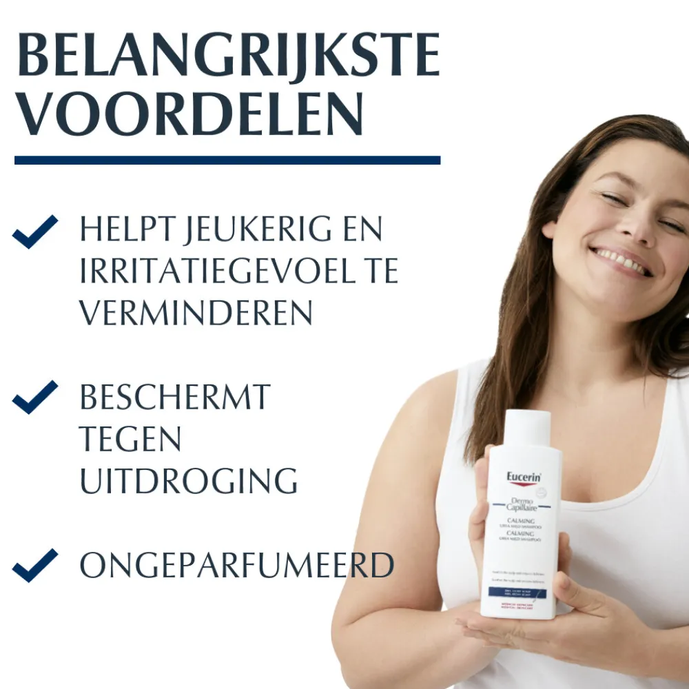 Haar<Eucerin DermoCapillaire Kalmerende Urea Milde Shampoo 250 ml