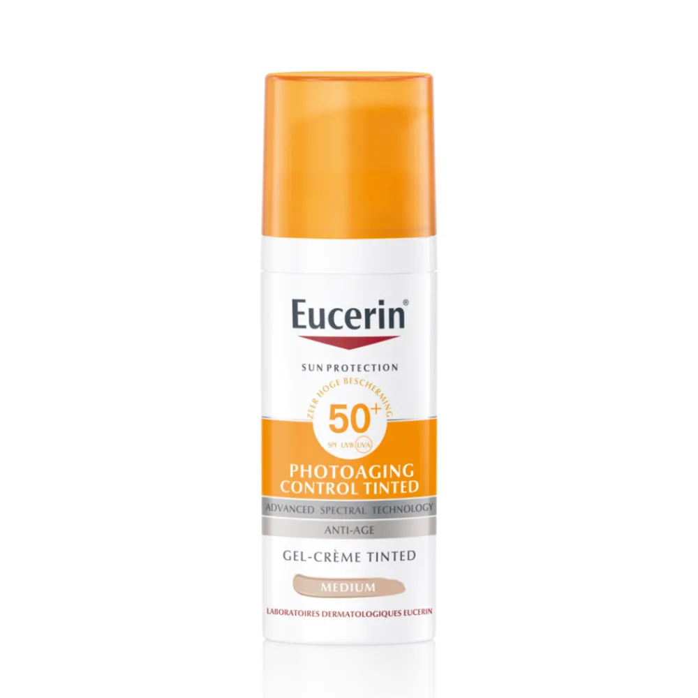 Zon|Zonbescherming<Eucerin Sun Photoaging Control CC Cream Medium SPF 50 50 ml