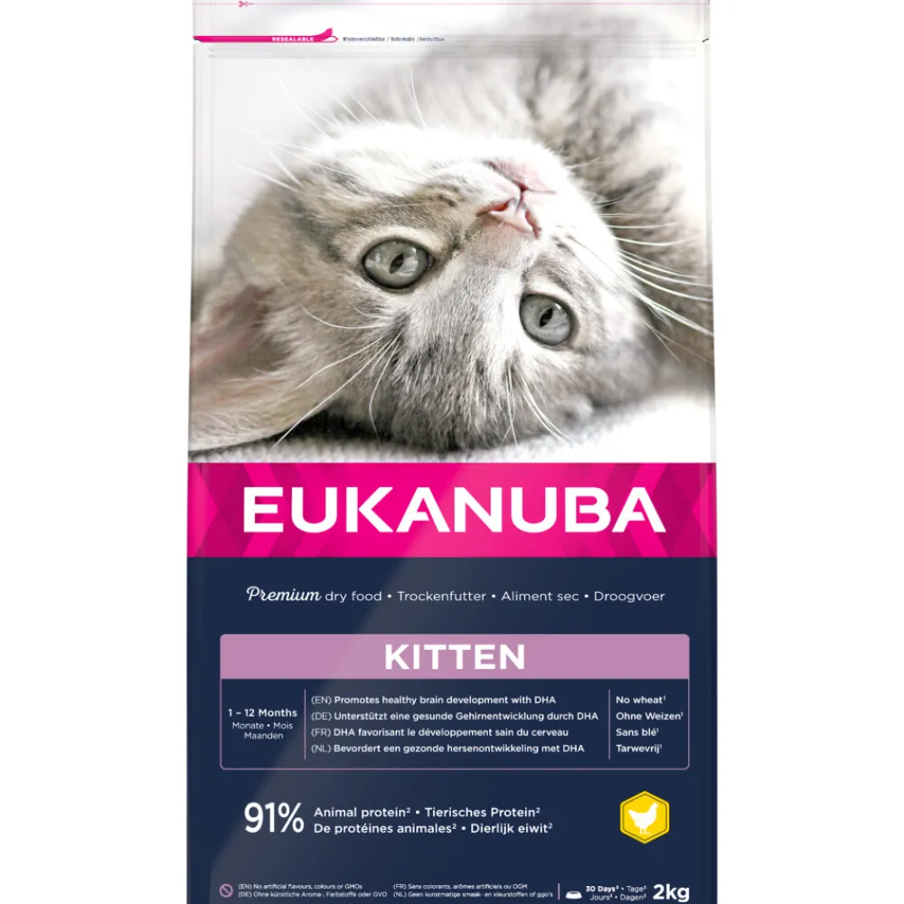 Sale Junior Kitten Kattenvoer Kip - Lever 2 kg Kattenvoer