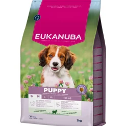 Hondenvoer<Eukanuba Life Care Dog Puppy & Junior Small/Medium Hondenvoer Lamb & Rice 3 kg