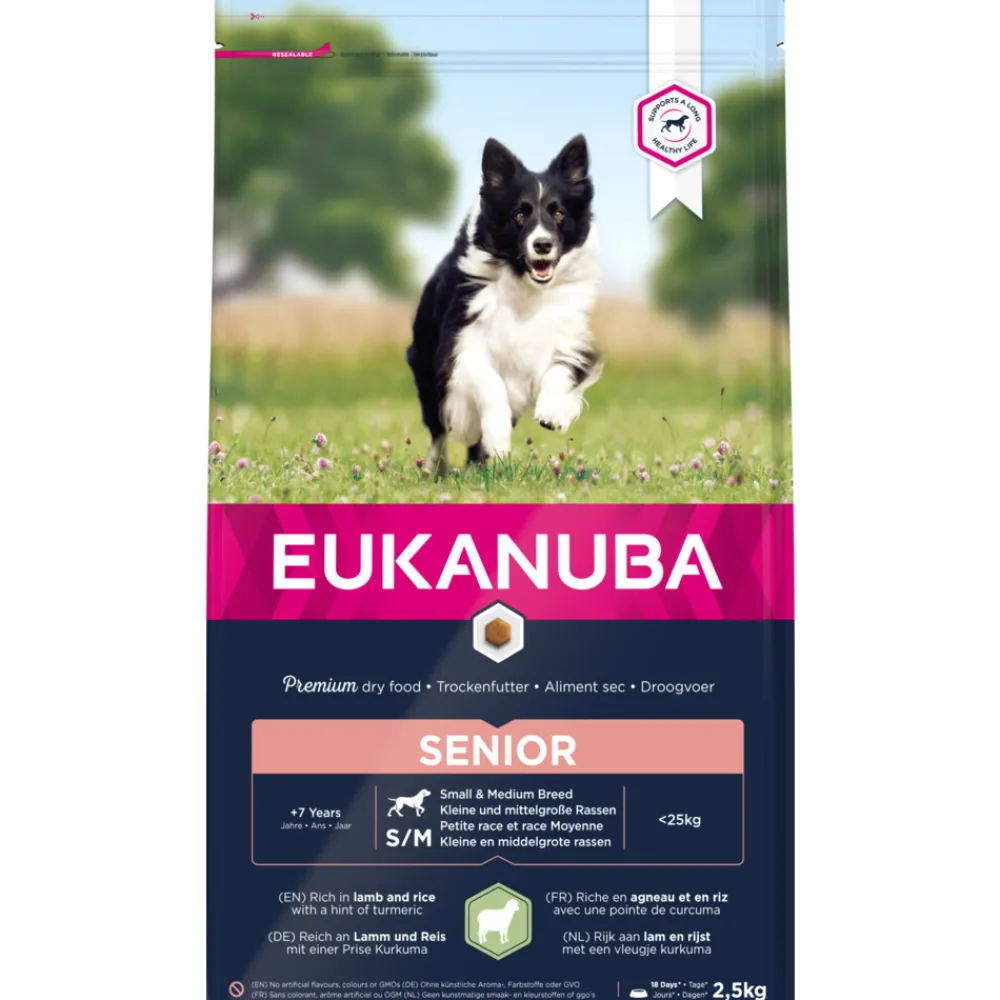 Hondenvoer<Eukanuba Mature - Senior Hondenvoer Lam - Rijst 2,5 kg