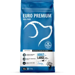 Hondenvoer<Euro-Premium Adult Large Kip - Rijst 12 kg
