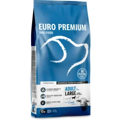 Hondenvoer<Euro-Premium Adult Large Lam - Rijst 12 kg