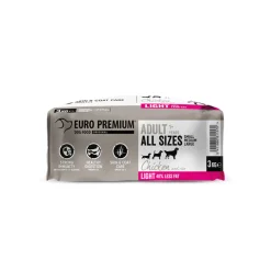 Hondenvoer<Euro-Premium Adult Light 3 kg