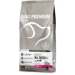 Hondenvoer<Euro-Premium Adult Light 12 kg