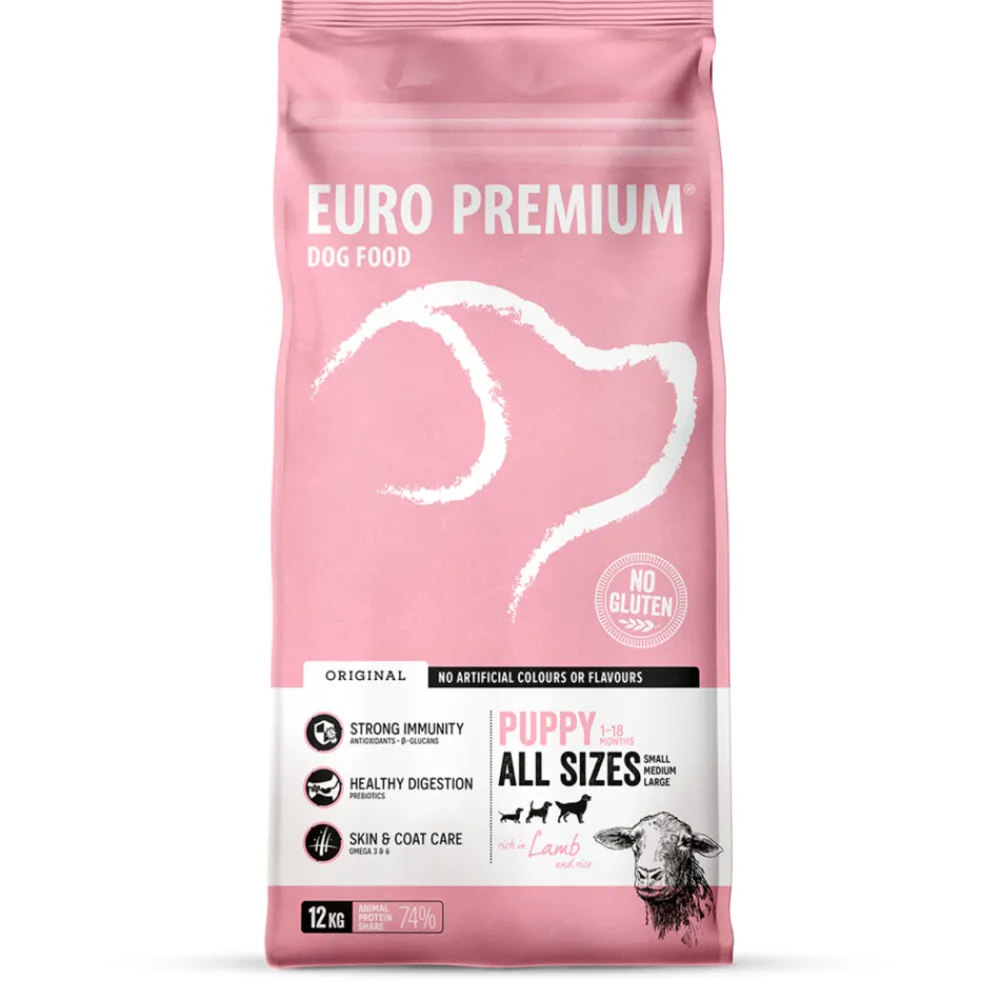 Hot Puppy Lam - Rijst 12 kg Hondenvoer