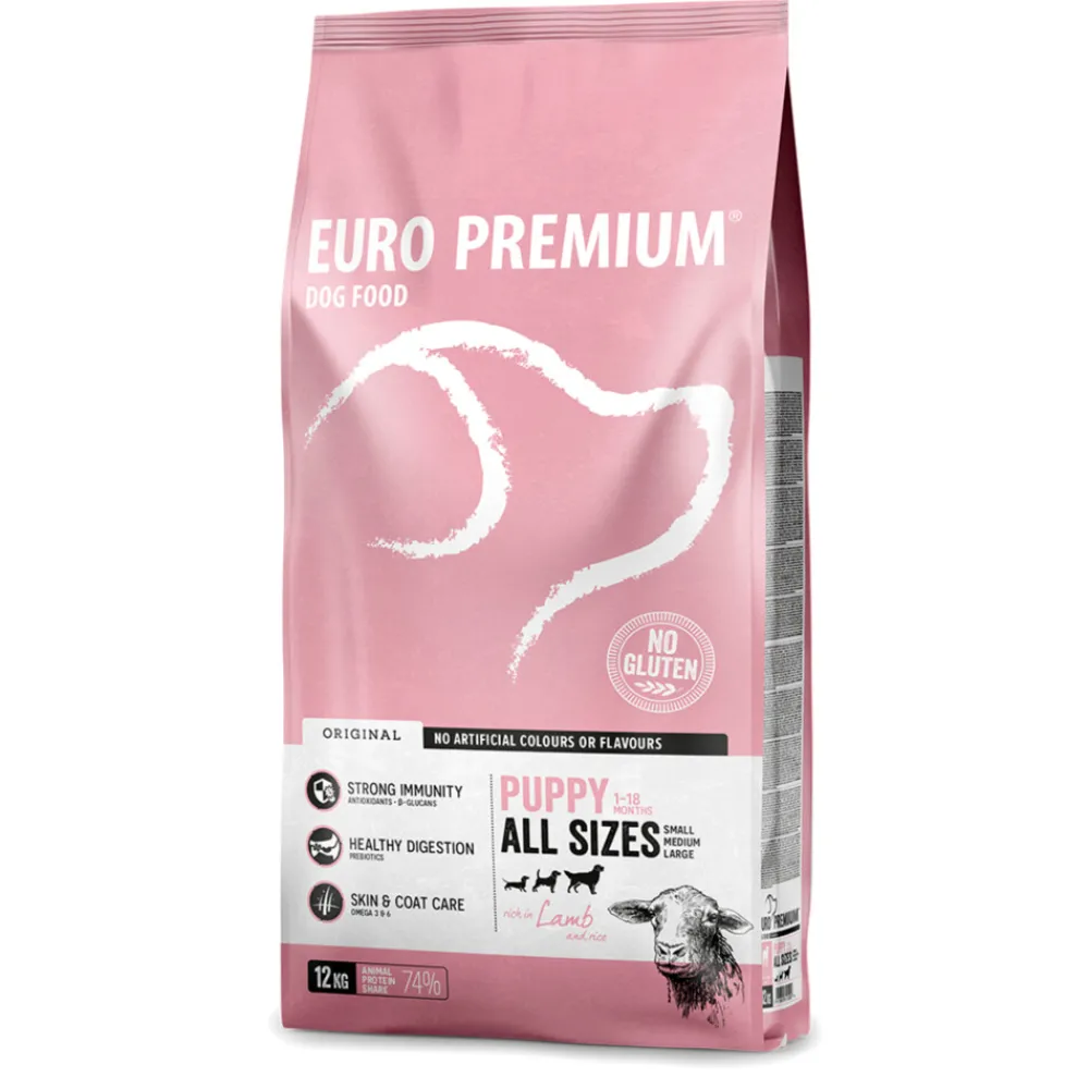 Hot Puppy Lam - Rijst 12 kg Hondenvoer