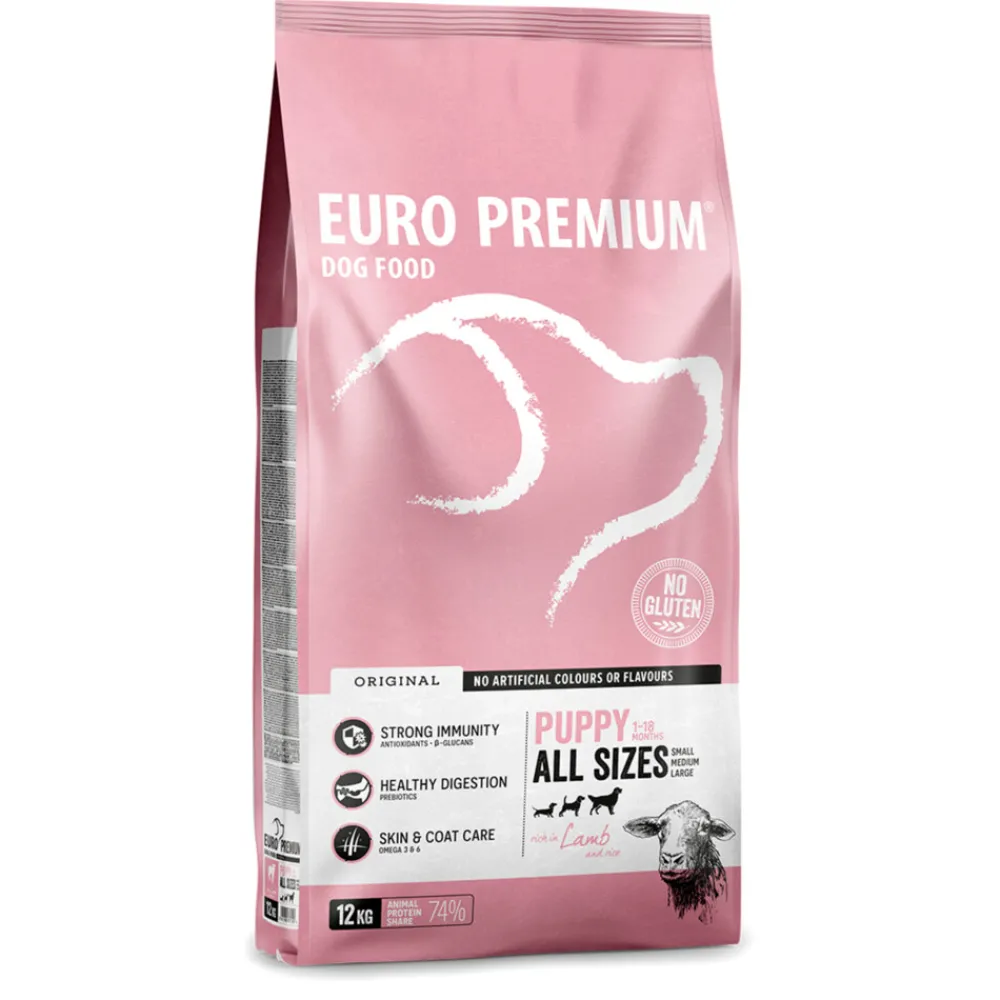 Hot Puppy Lam - Rijst 12 kg Hondenvoer