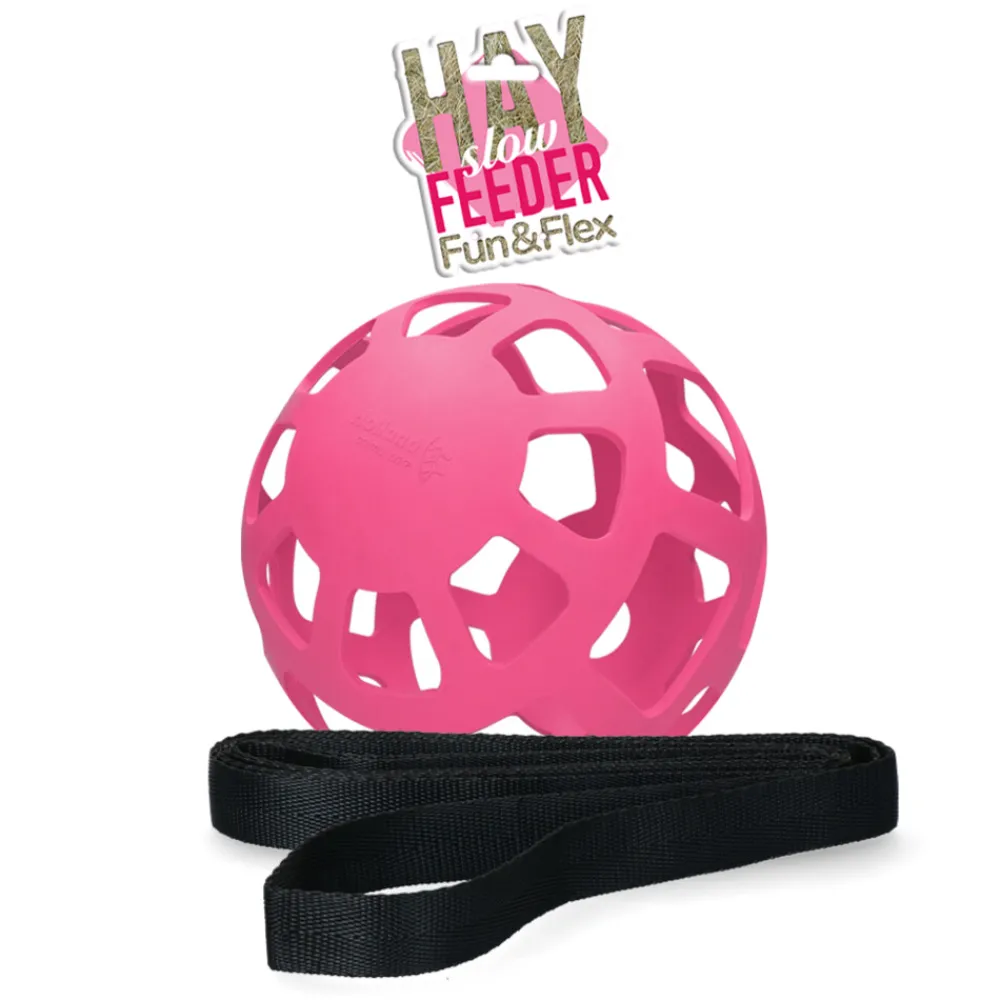 Online Hay Slowfeeder Ball Roze Paard