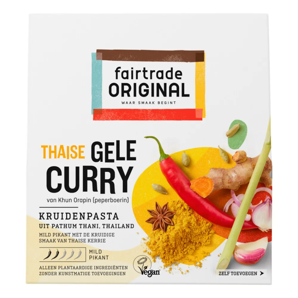 Outlet Kruidenpasta Gele Curry 70 gr Pasta, Rijst & Wraps