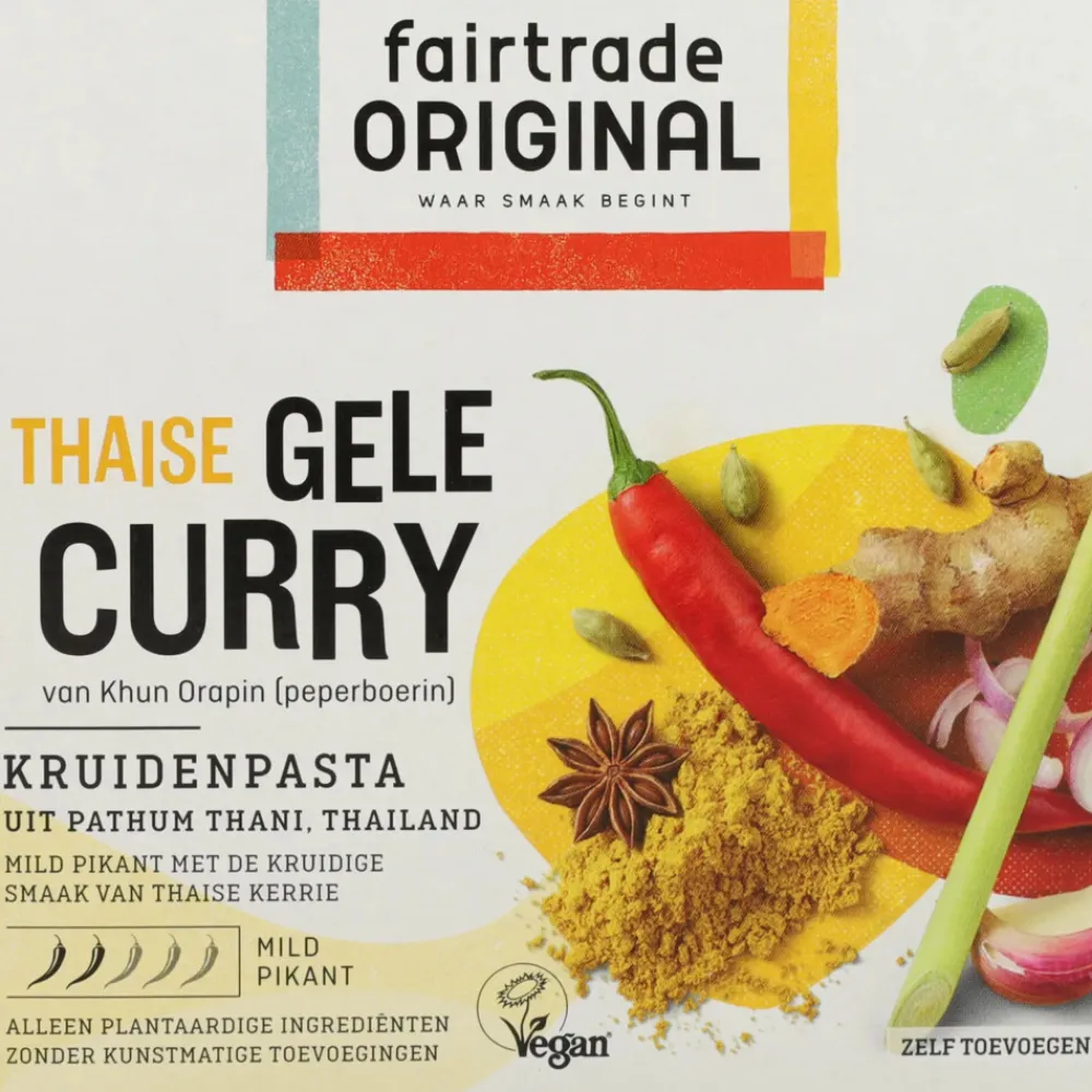 Outlet Kruidenpasta Gele Curry 70 gr Pasta, Rijst & Wraps
