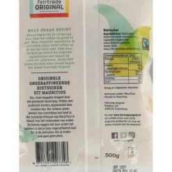 Siropen & Zoetstoffen<Fairtrade Original Rietsuiker 500 gr