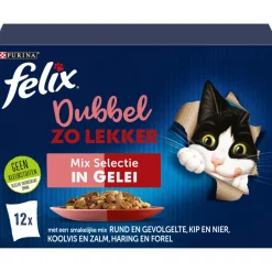 Dubbel Zo Lekker Mix Selectie in Gelei 12 x 85 gr^Felix Sale