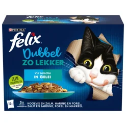 Discount Dubbel Zo Lekker Vis Selectie in Gelei 12 x 85 gr Kattenvoer