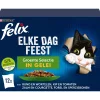 Kattenvoer<Felix Elke Dag Feest Groente Selectie in Gelei 12 x 85 gr