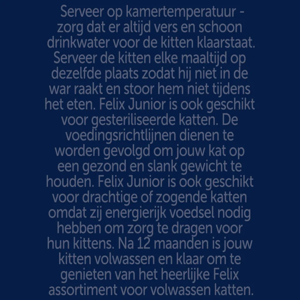 Kattenvoer<Felix Elke Dag Feest Mix Selectie in Gelei Junior 12 x 85 gr