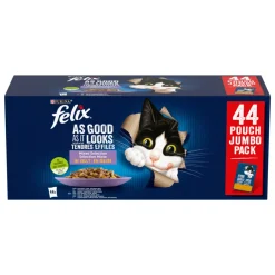 Kattenvoer<Felix Elke Dag Feest Mix Selectie in Gelei 44 x 85 gr