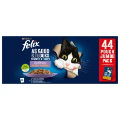 Kattenvoer<Felix Elke Dag Feest Mix Selectie in Gelei 44 x 85 gr