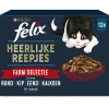 Heerlijke Reepjes Selectie Farm 12 x 80 gr^Felix Online